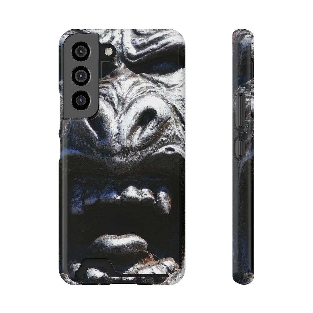 "Frenzy Scream" - Galaxy S22 S21 & iPhone 13 Case With Card Holder - Fry1Productions