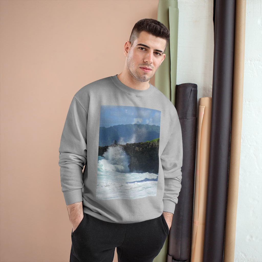 Rockin Surfer's Rope - Champion Sweatshirt - Fry1Productions