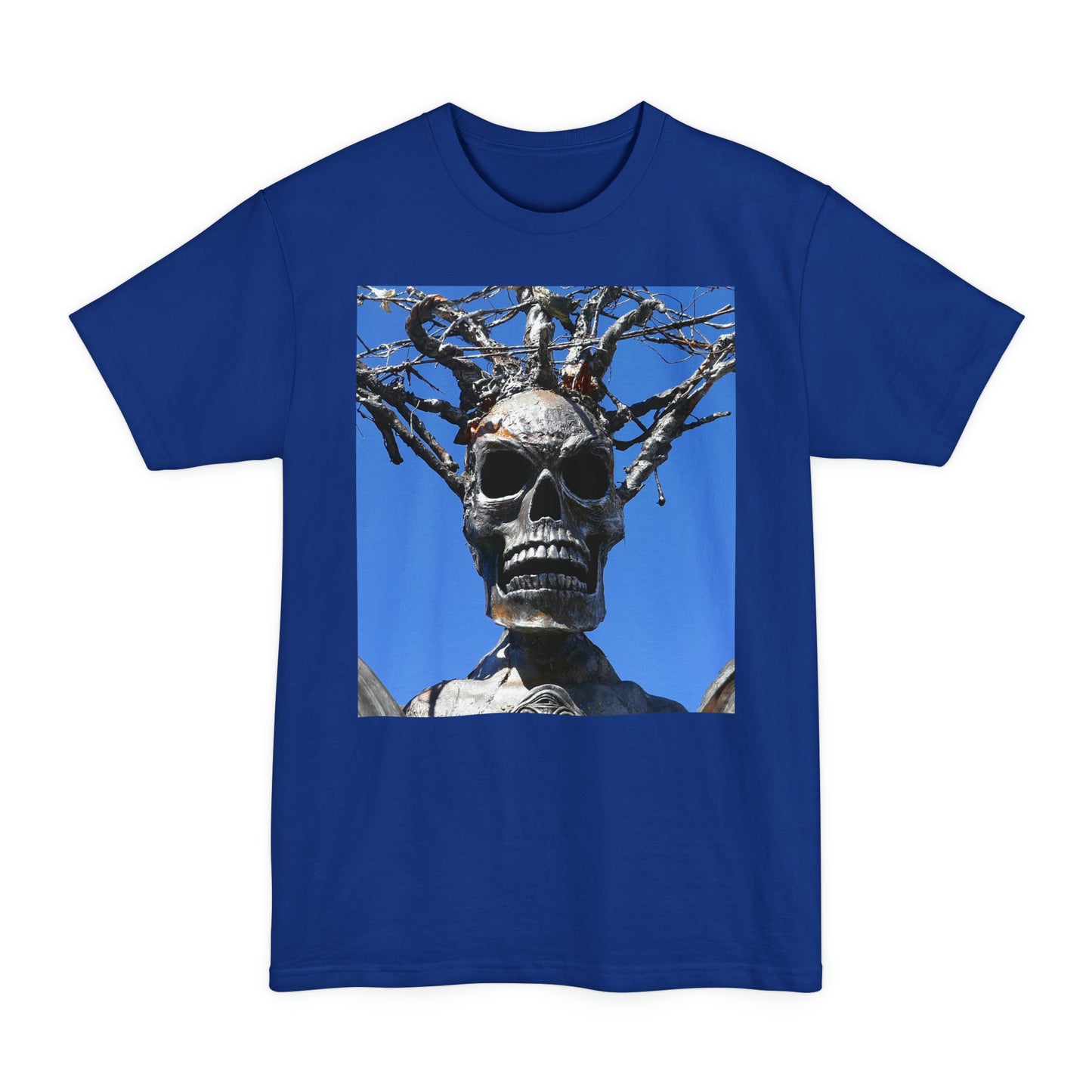 Skull Warrior Stare - Unisex Tall Beefy T-Shirt - Fry1Productions