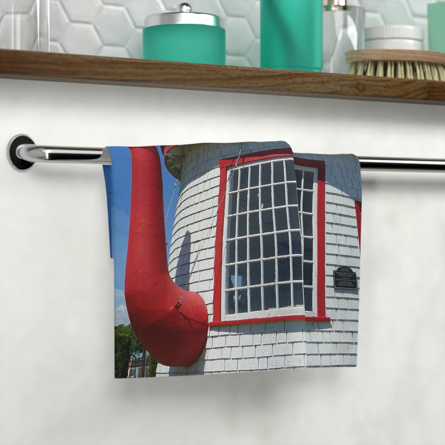Historic Attraction Teapot Dome - Face Towel - Fry1Productions