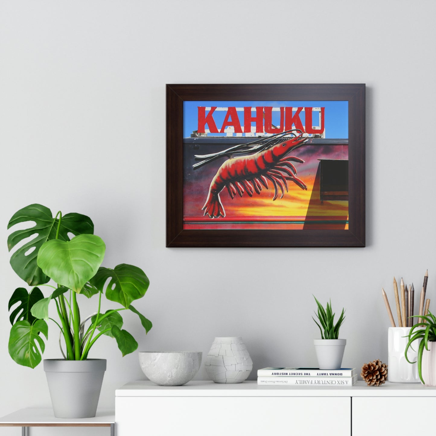 Kahuku Kai - Framed Horizontal Poster - Fry1Productions
