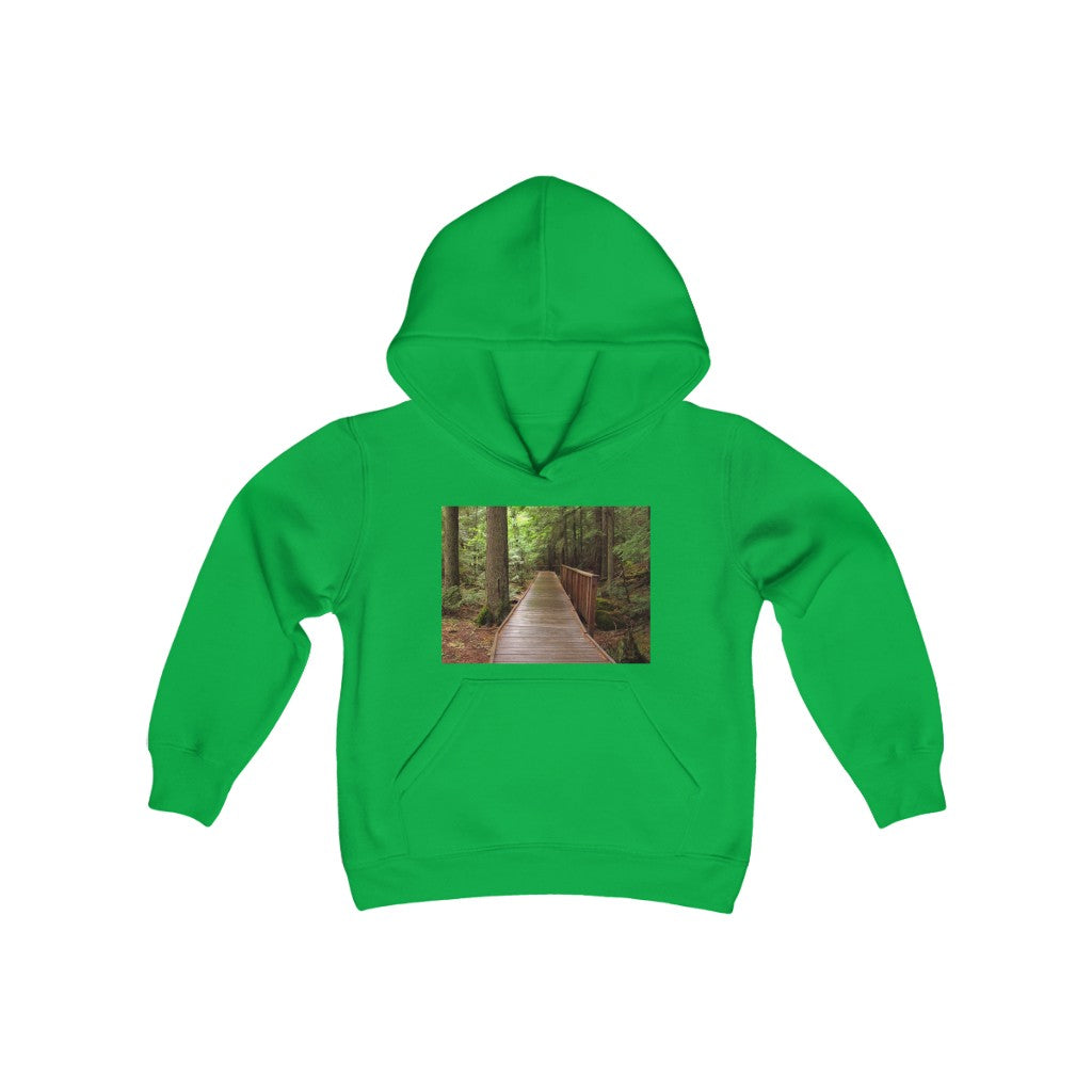 "Fauna Flora" - Youth Heavy Blend Hooded Sweatshirt - Fry1Productions