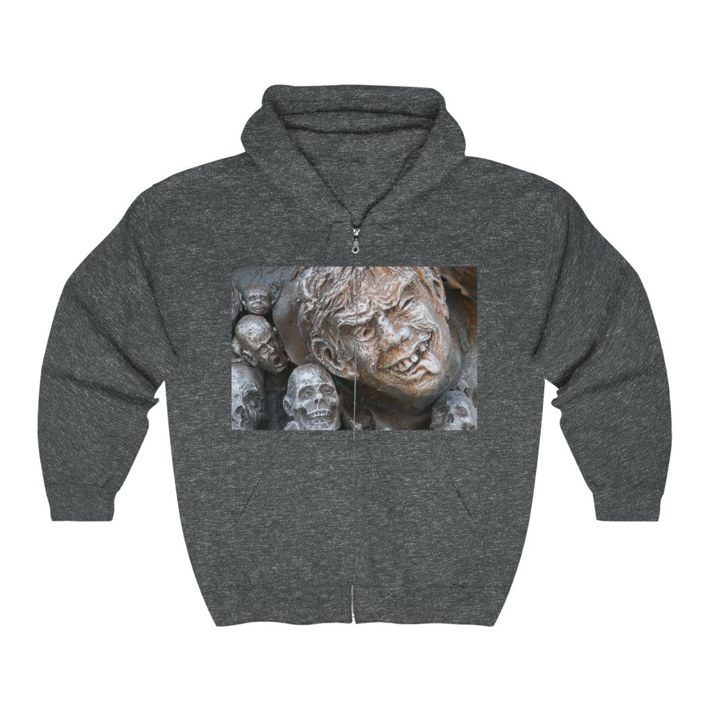 "Waiting for the King" - Unisex Full Zip Hooded Sweatshirt - Fry1Productions