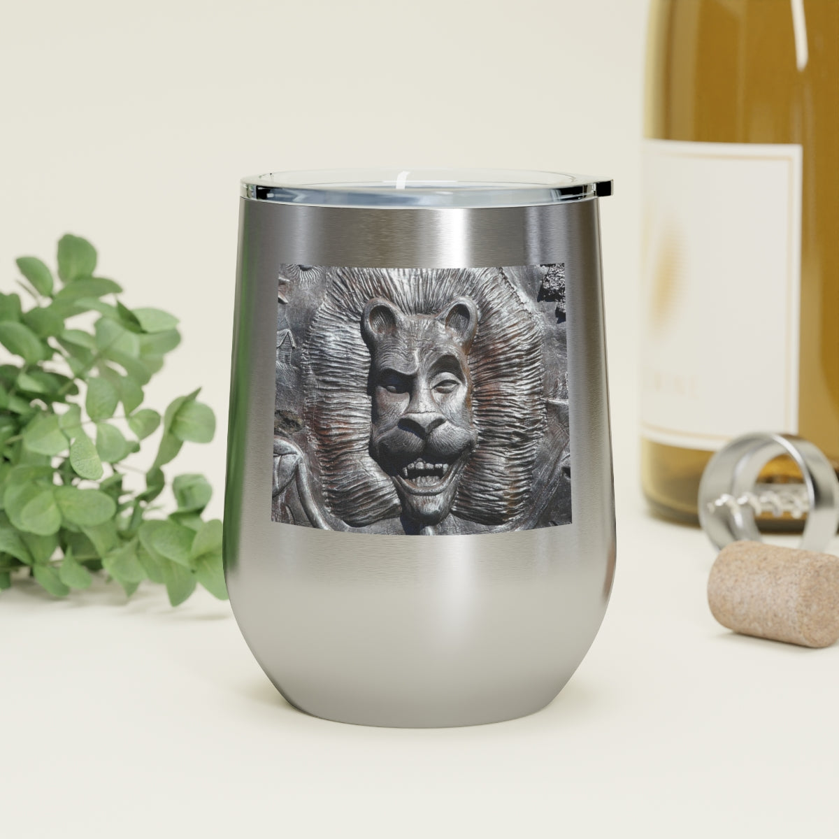 Lion's Friends Forever - 12 oz Insulated Wine Tumbler - Fry1Productions