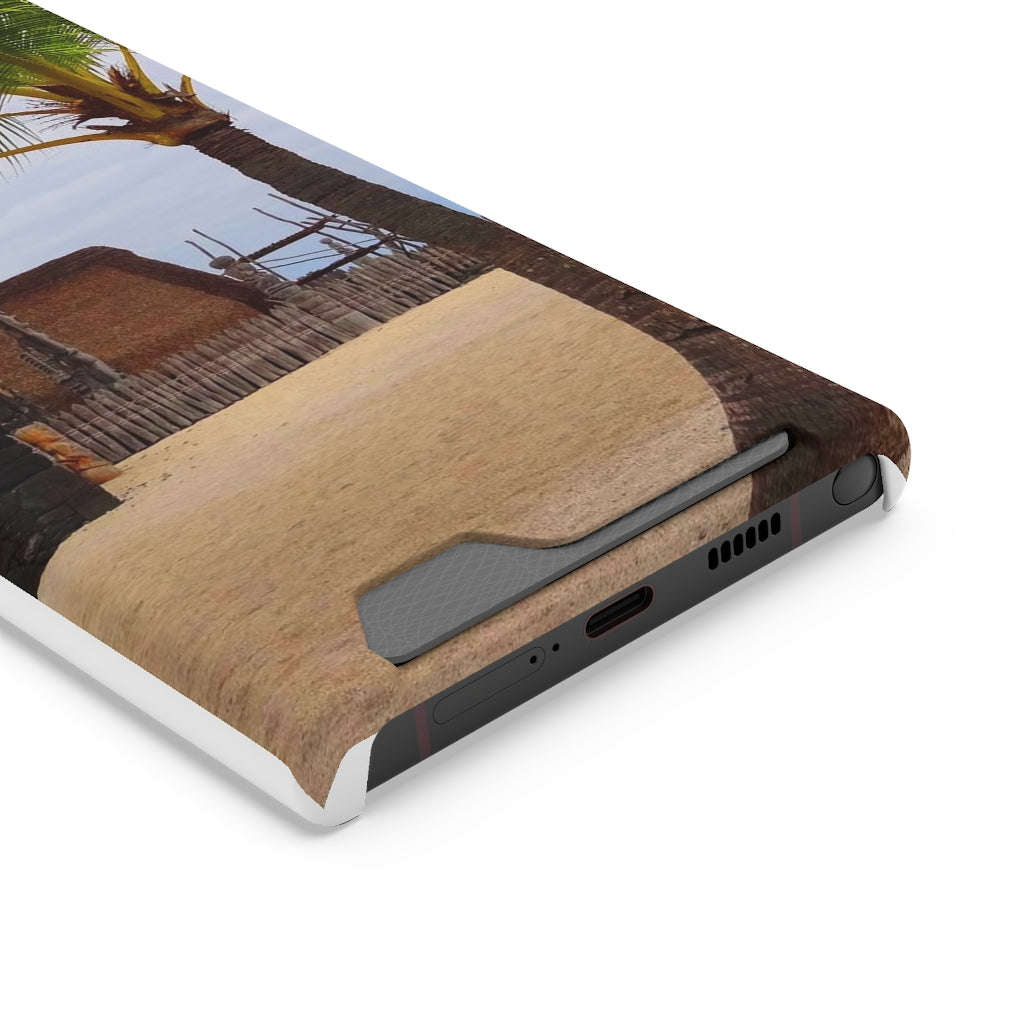 “Florescence Hale O Keawe” - Galaxy S22 S21 & iPhone 13 Case With Card Holder - Fry1Productions