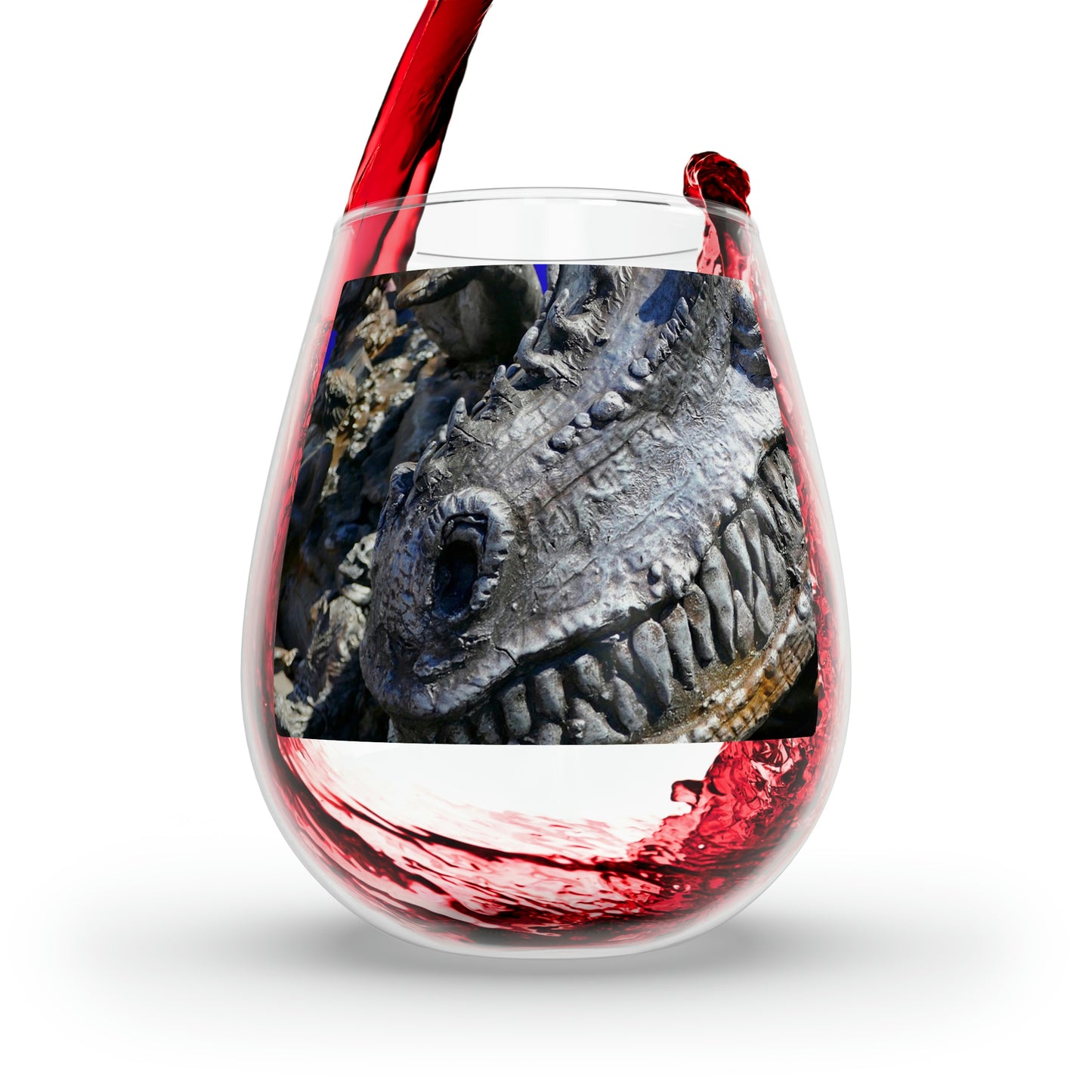 Delectable Vision - Stemless Wine Glass, 11.75 oz - Fry1Productions