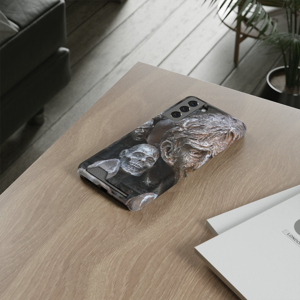 "Waiting for the King" - Galaxy S22 S21 & iPhone 13 Case With Card Holder - Fry1Productions
