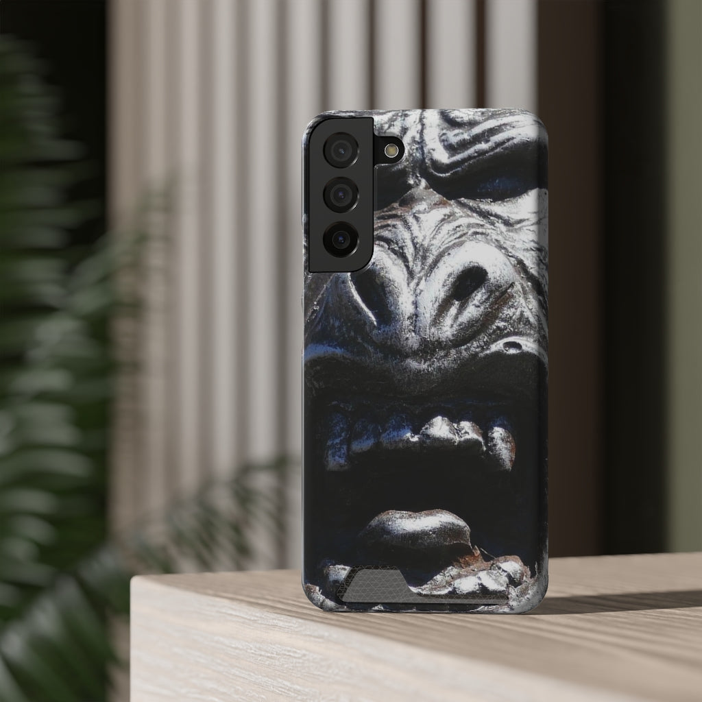 "Frenzy Scream" - Galaxy S22 S21 & iPhone 13 Case With Card Holder - Fry1Productions
