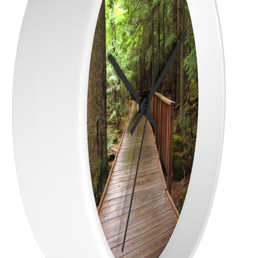 "Fauna Flora" - 10" Wooden Frame Wall Clock - Fry1Productions