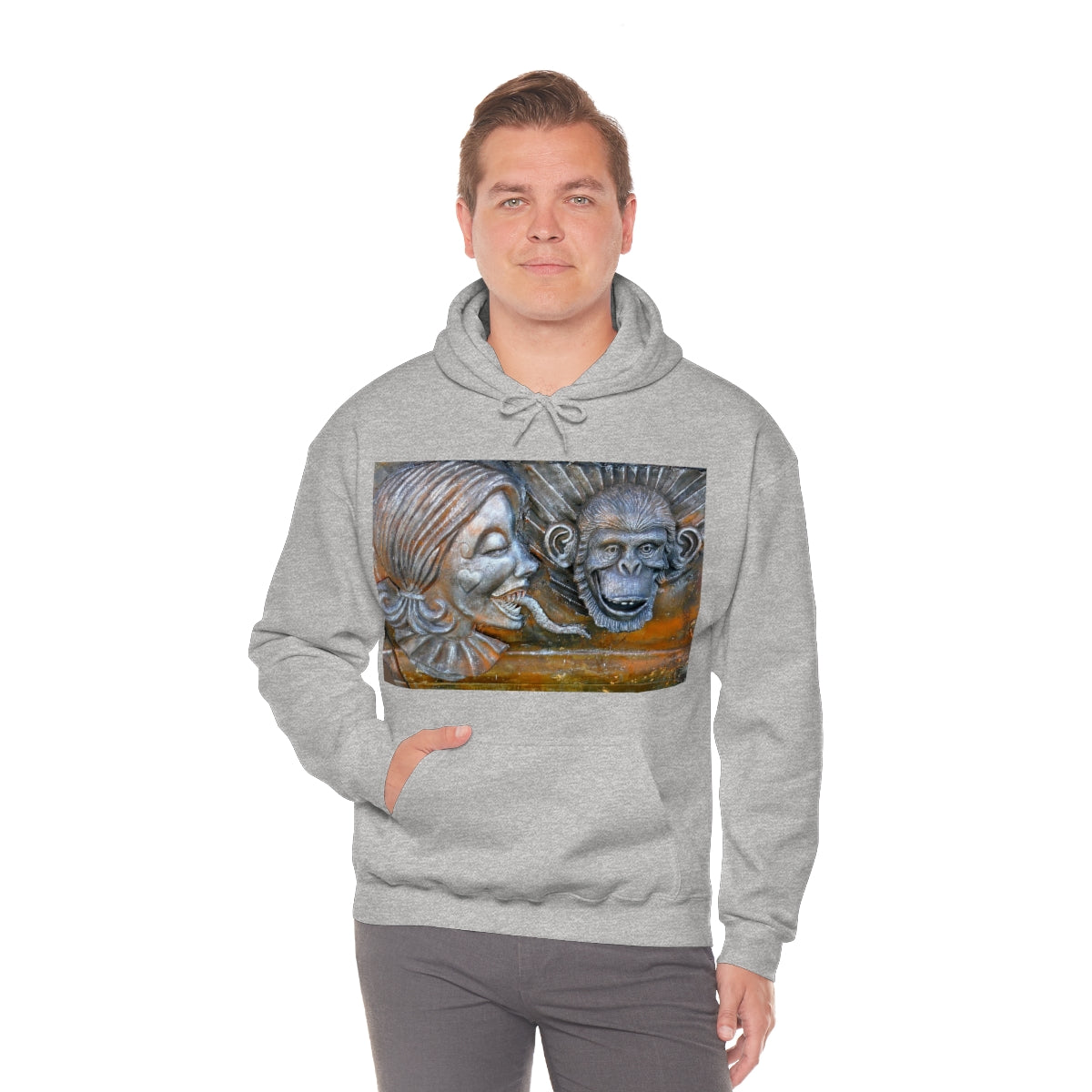 Snakily Speaking - Unisex Heavy Blend Hooded Sweatshirt - Fry1Productions