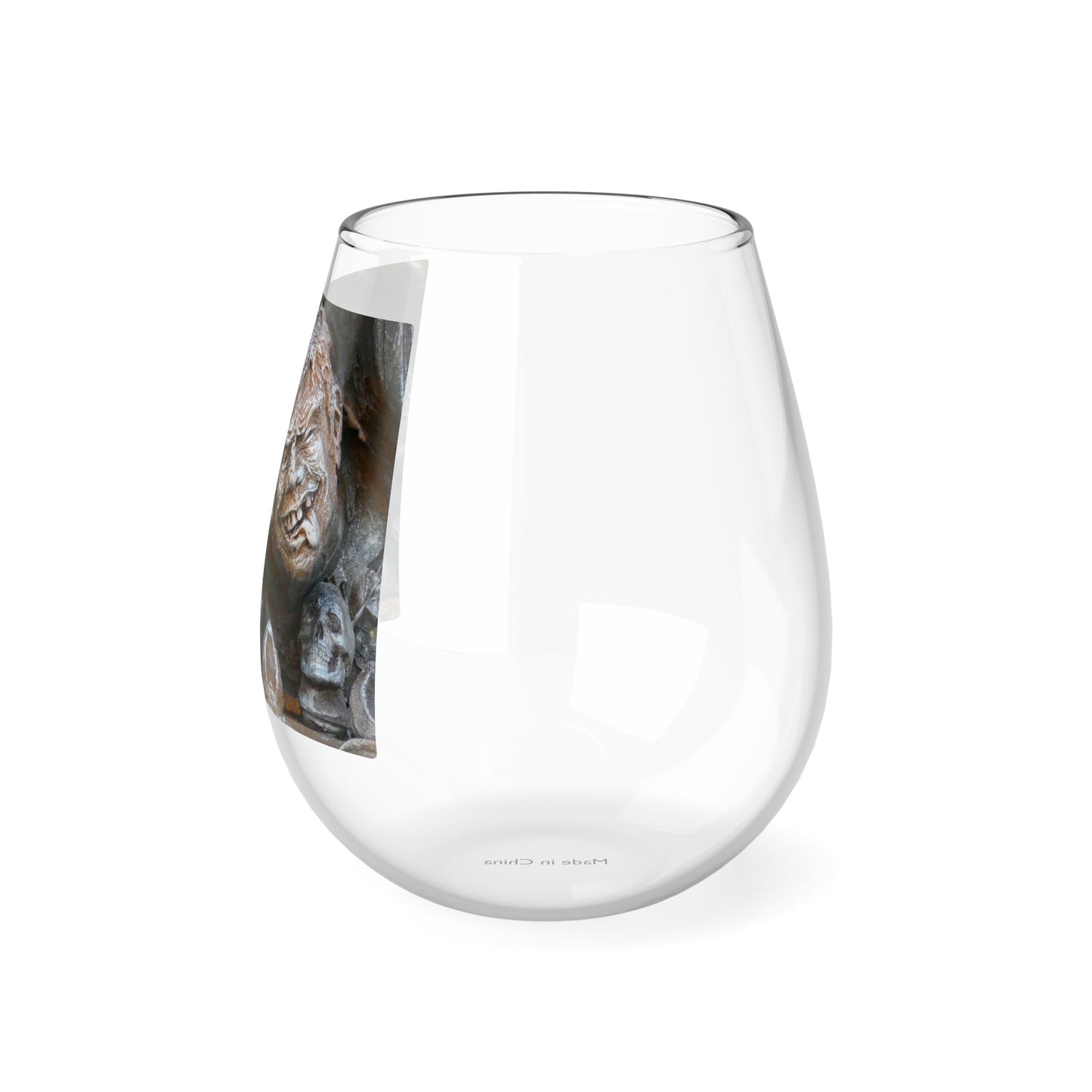Waiting For The King - Stemless Wine Glass, 11.75 oz - Fry1Productions