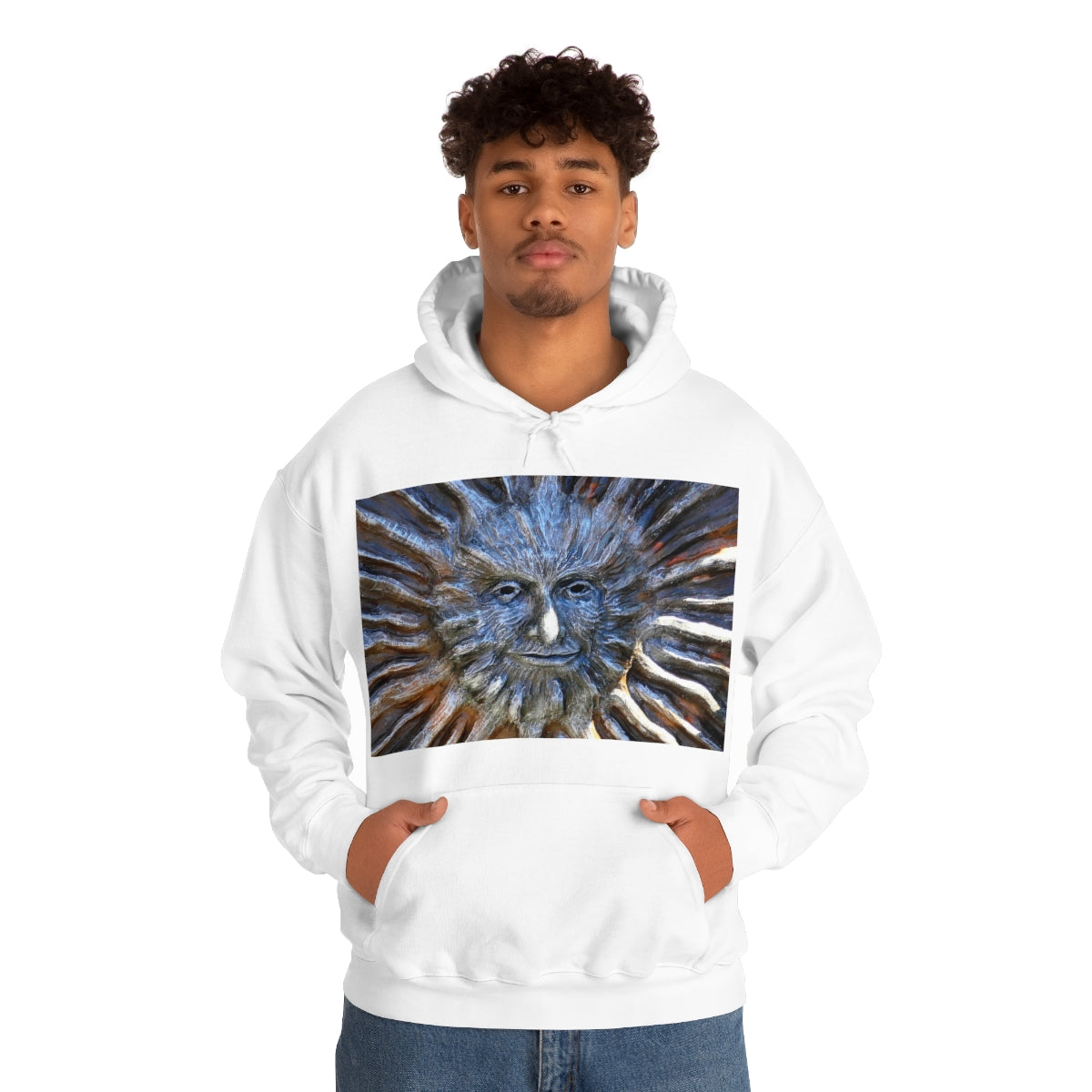 Sun God - Unisex Heavy Blend Hooded Sweatshirt - Fry1Productions