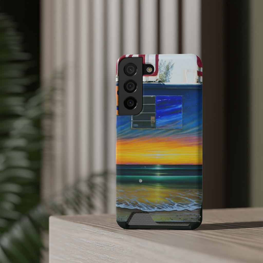"Fumis Aloha" - Galaxy S22 S21 & iPhone 13 Case With Card Holder - Fry1Productions