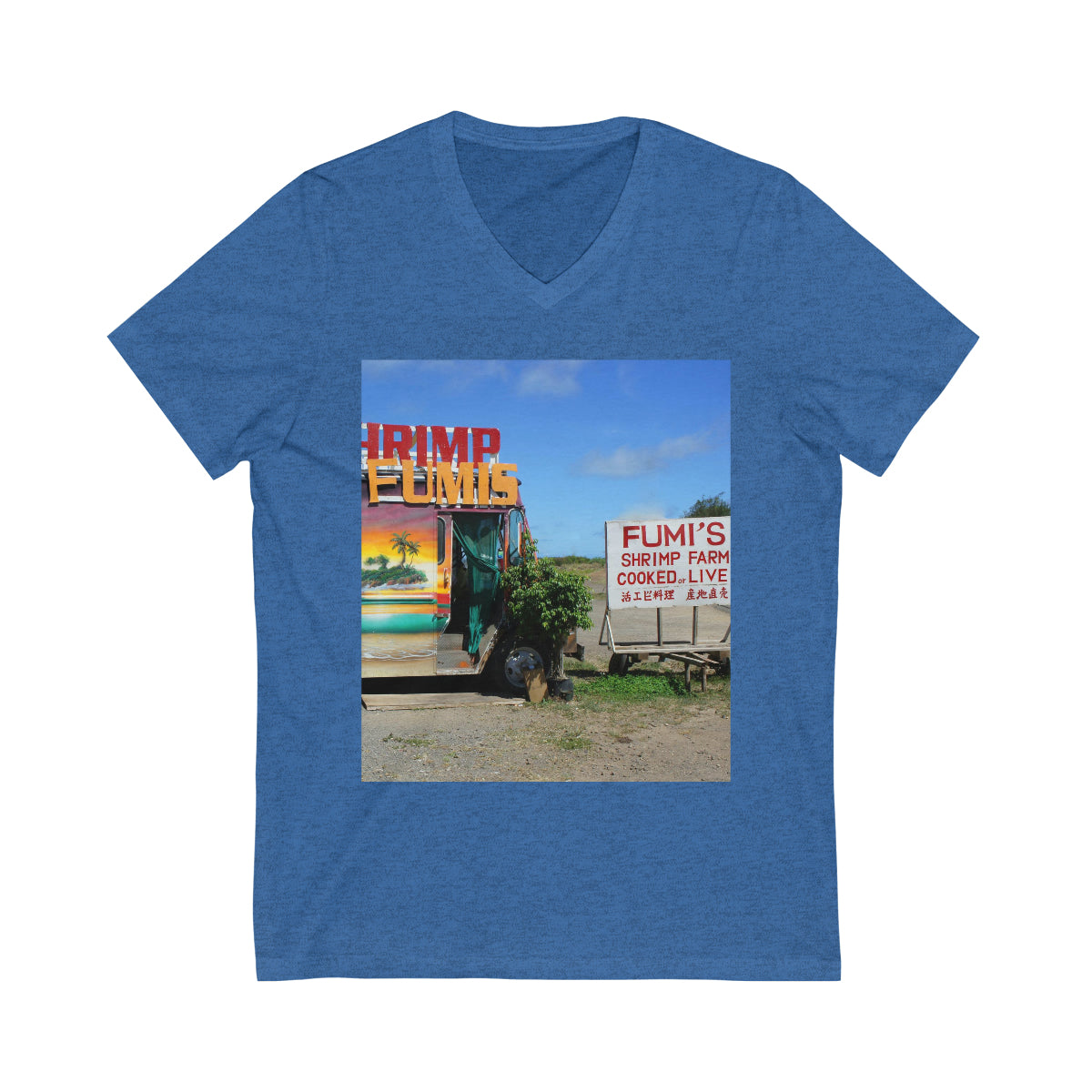 Kaulana Delights - Unisex Jersey Short Sleeve V-Neck Tee - Fry1Productions