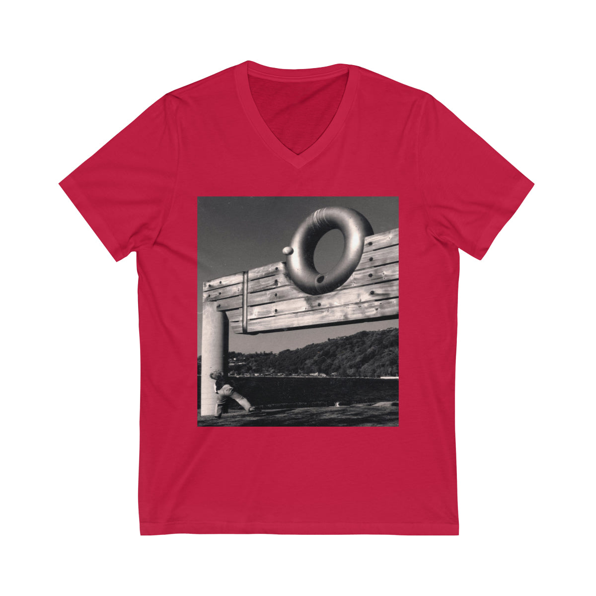 Great Throw - Unisex Jersey Short Sleeve V-Neck Tee - Fry1Productions