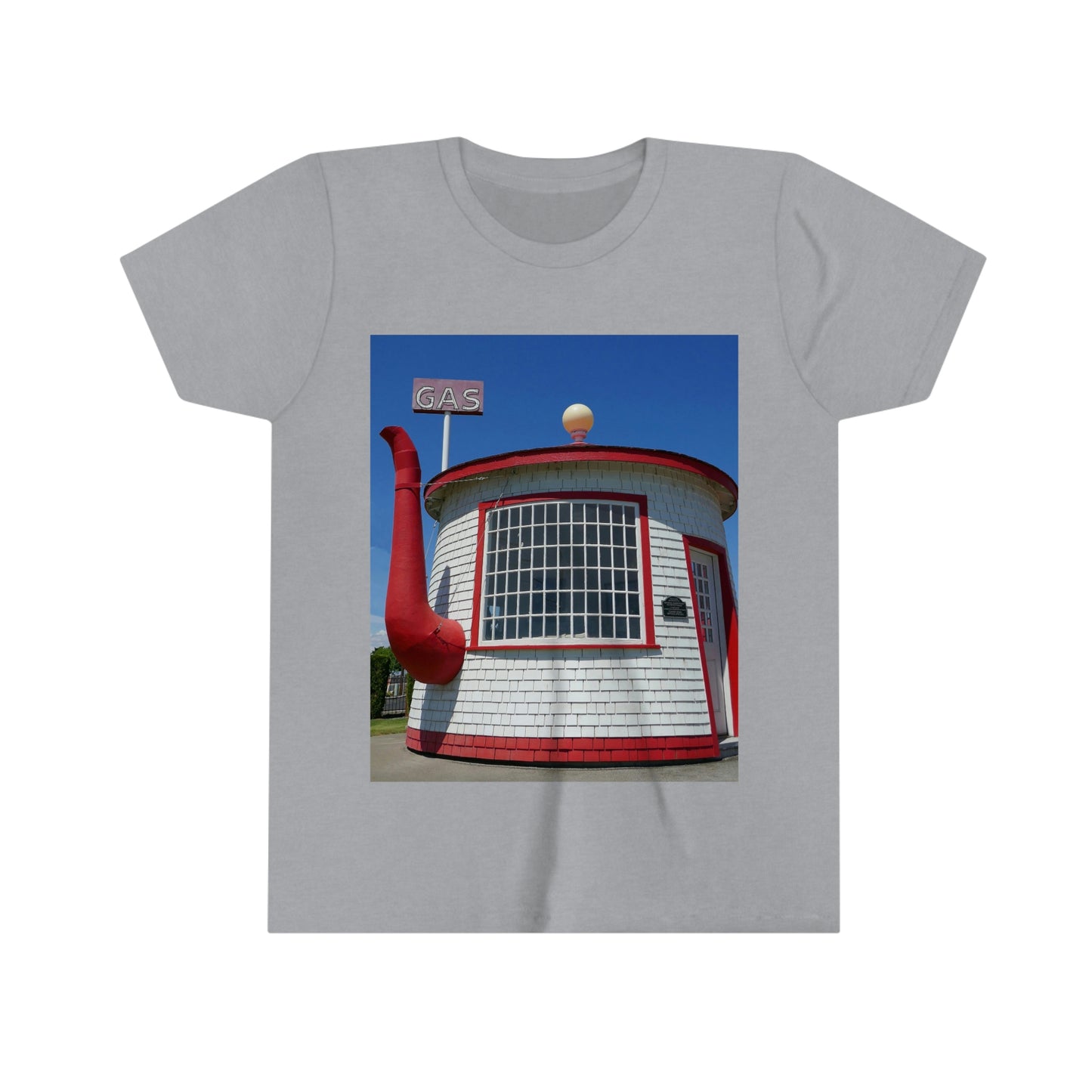 Historic Attraction Teapot Dome - Youth Short Sleeve Tee - Fry1Productions