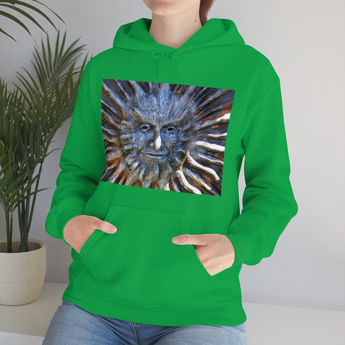 Sun God - Unisex Heavy Blend Hooded Sweatshirt - Fry1Productions