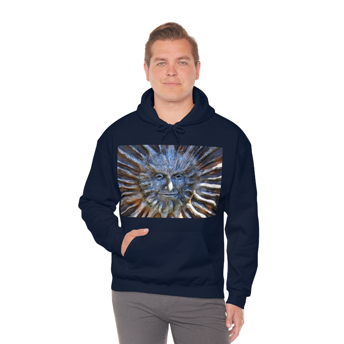 Sun God - Unisex Heavy Blend Hooded Sweatshirt - Fry1Productions