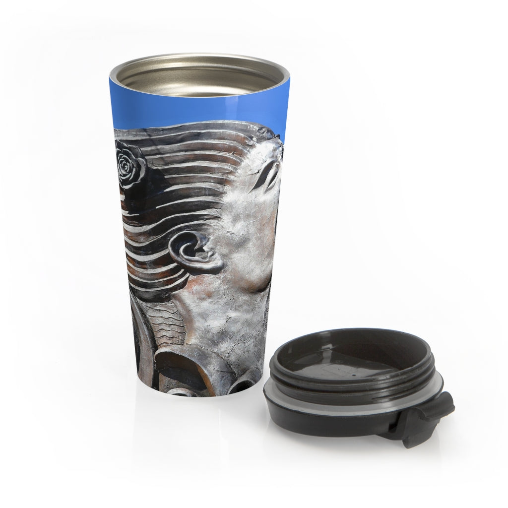 "Nymph Beauty" - Stainless Steel Travel Mug 15 oz - Fry1Productions