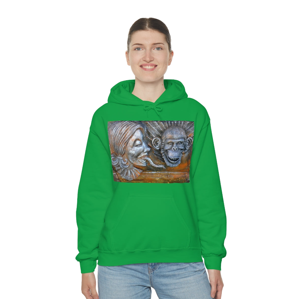 Snakily Speaking - Unisex Heavy Blend Hooded Sweatshirt - Fry1Productions