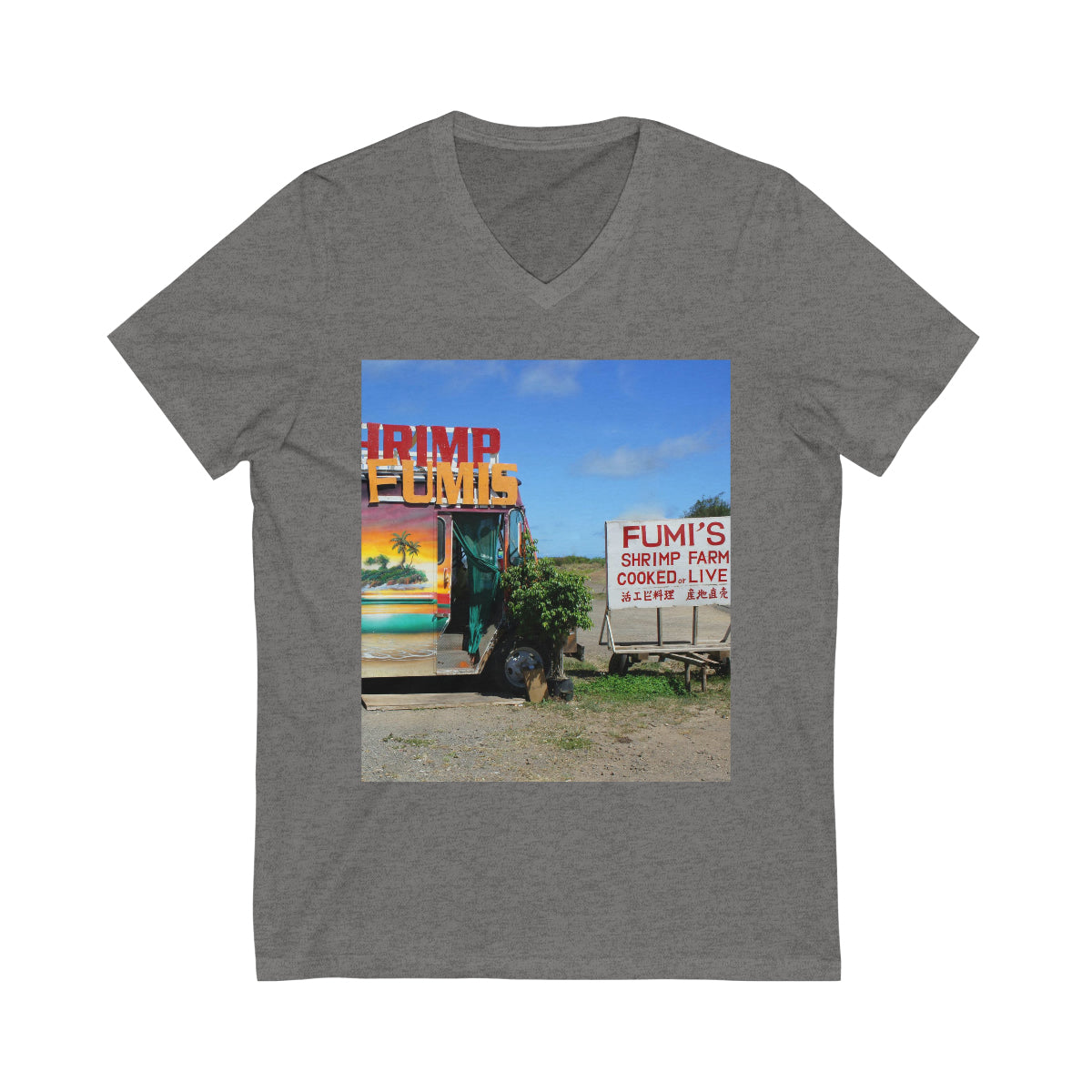 Kaulana Delights - Unisex Jersey Short Sleeve V-Neck Tee - Fry1Productions