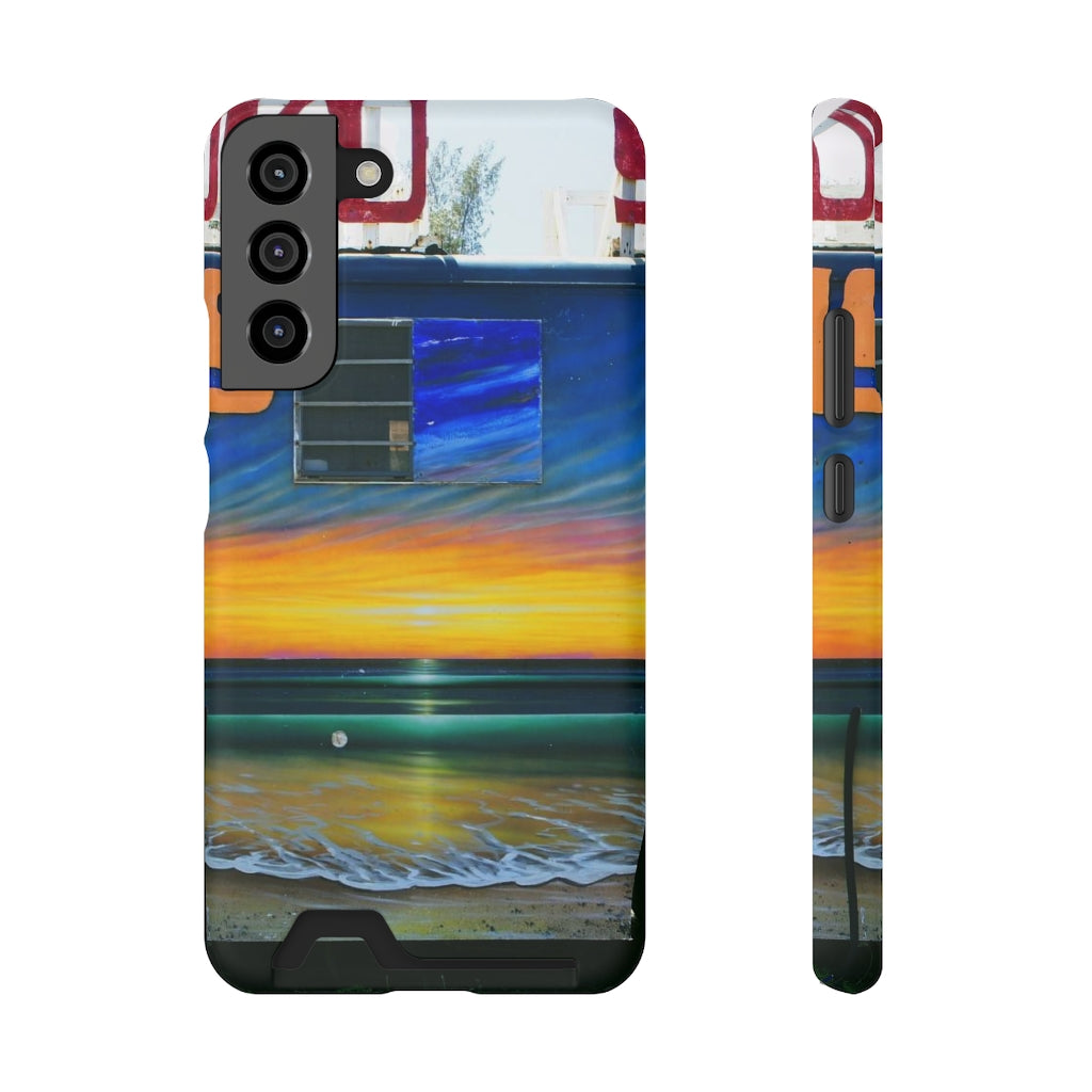 "Fumis Aloha" - Galaxy S22 S21 & iPhone 13 Case With Card Holder - Fry1Productions