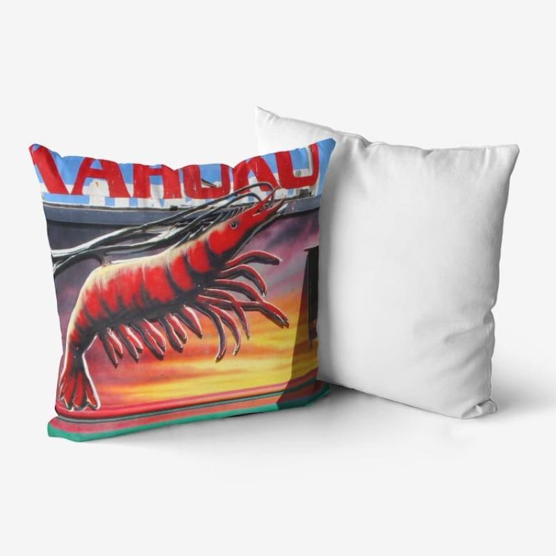Kahuku Kai - Hypoallergenic Throw Pillow - Fry1Productions