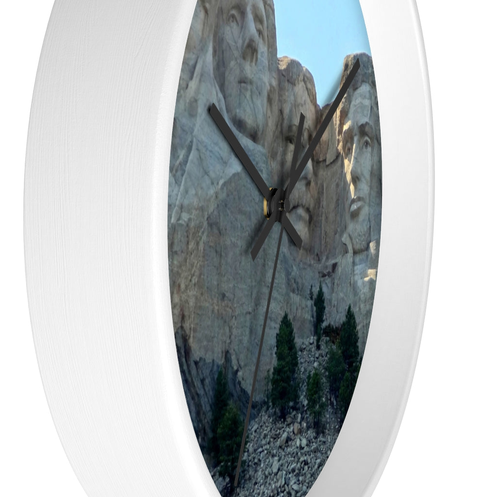 "History Remembered Forever" - 10" Wooden Frame Wall Clock - Fry1Productions