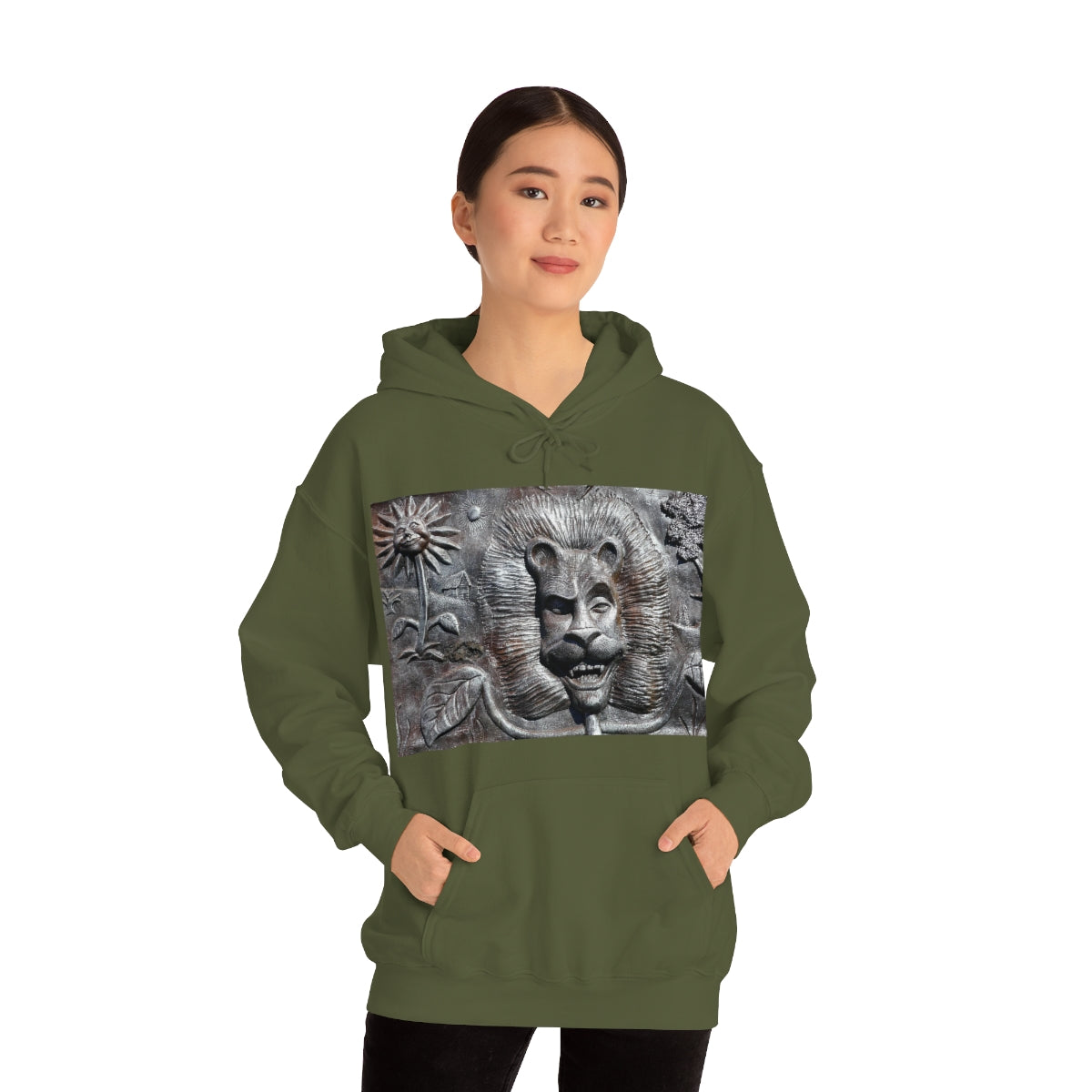 Lion's Friends Forever - Unisex Heavy Blend Hooded Sweatshirt - Fry1Productions