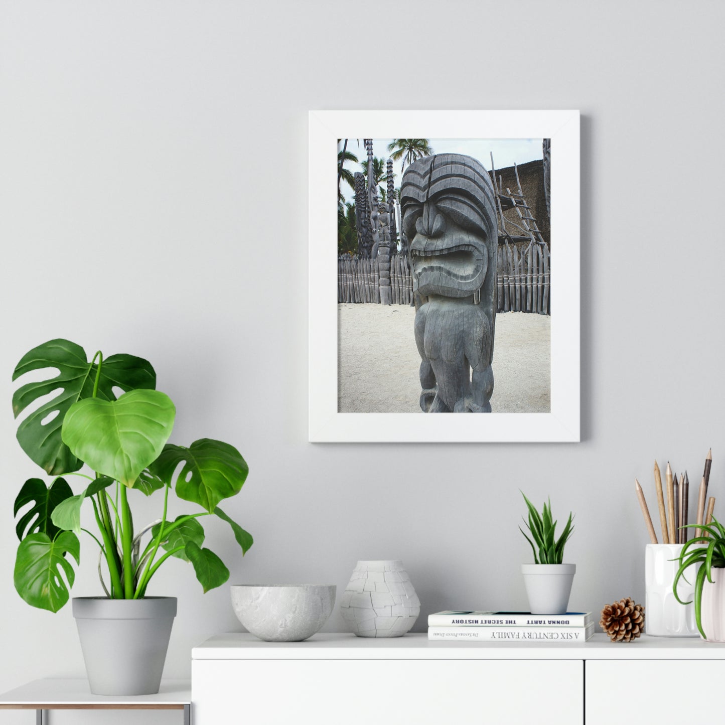Fierce Guardian - Framed Vertical Poster - Fry1Productions