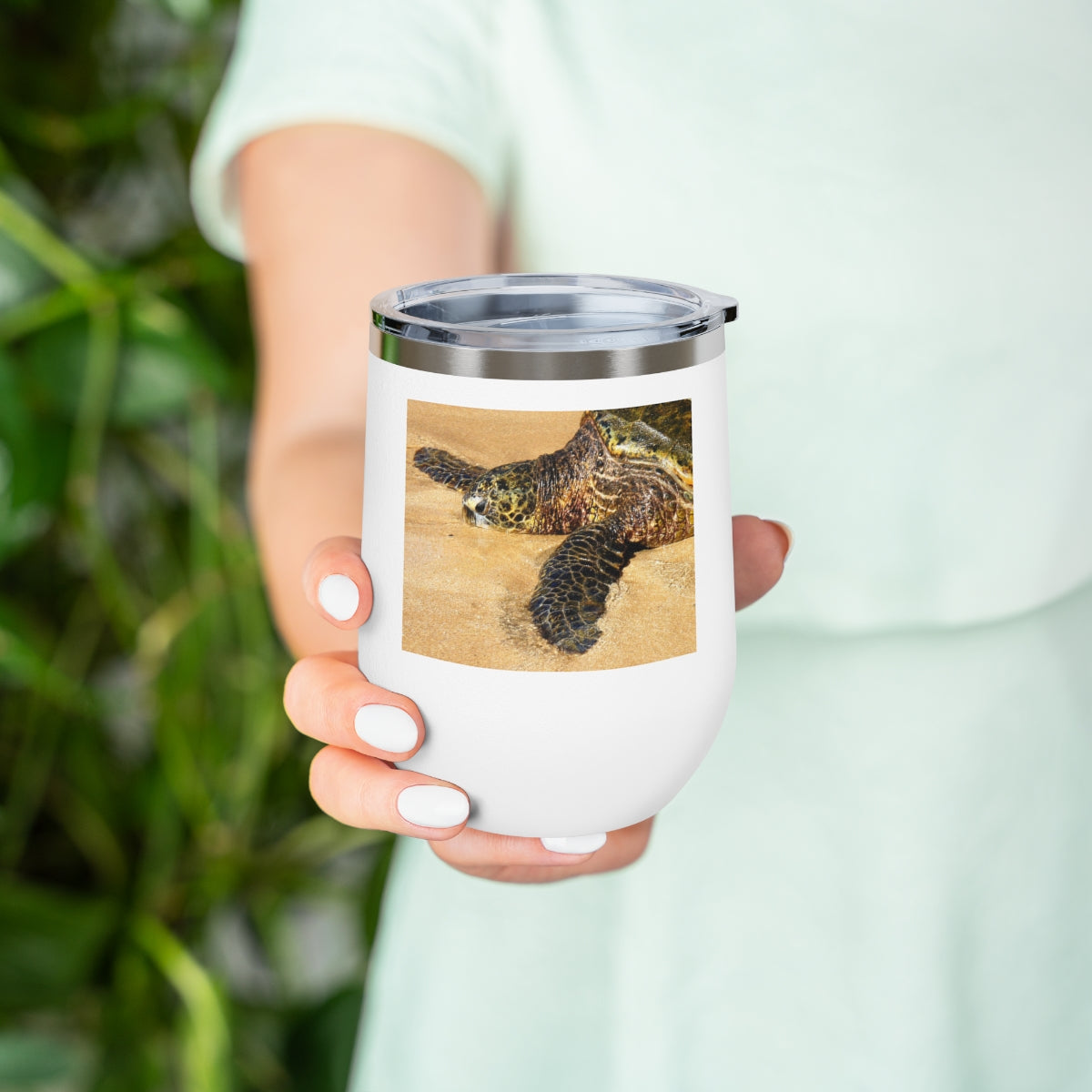 Glistening Journey - 12 oz Insulated Wine Tumbler - Fry1Productions