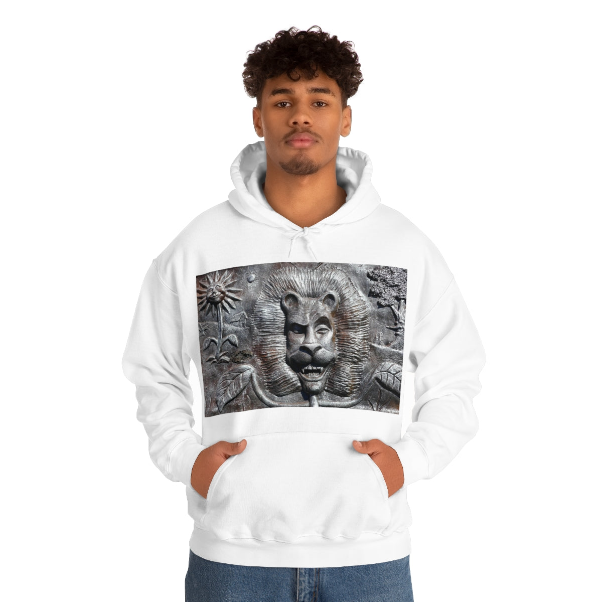 Lion's Friends Forever - Unisex Heavy Blend Hooded Sweatshirt - Fry1Productions