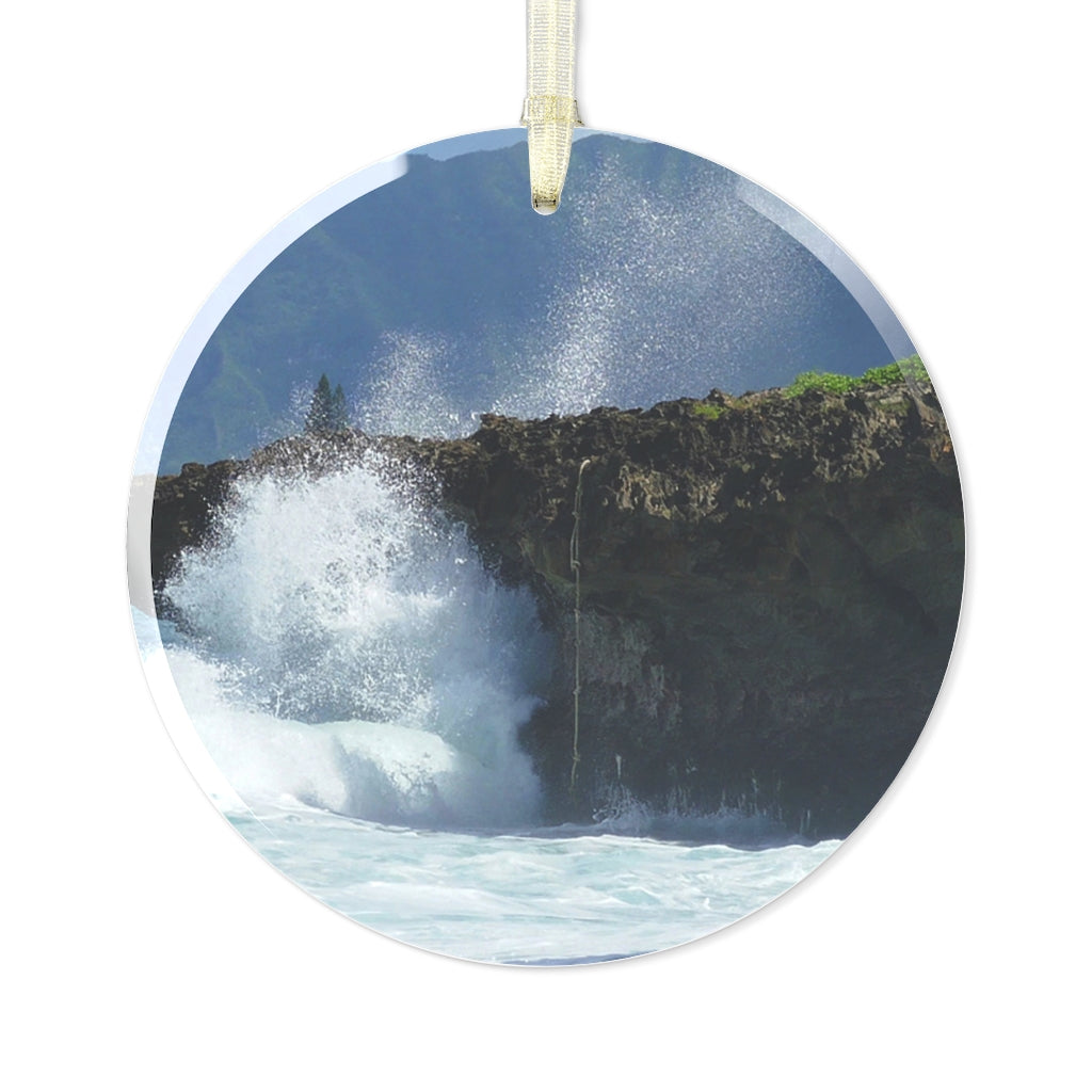 Rockin Surfer's Rope - Glass Ornament - Fry1Productions