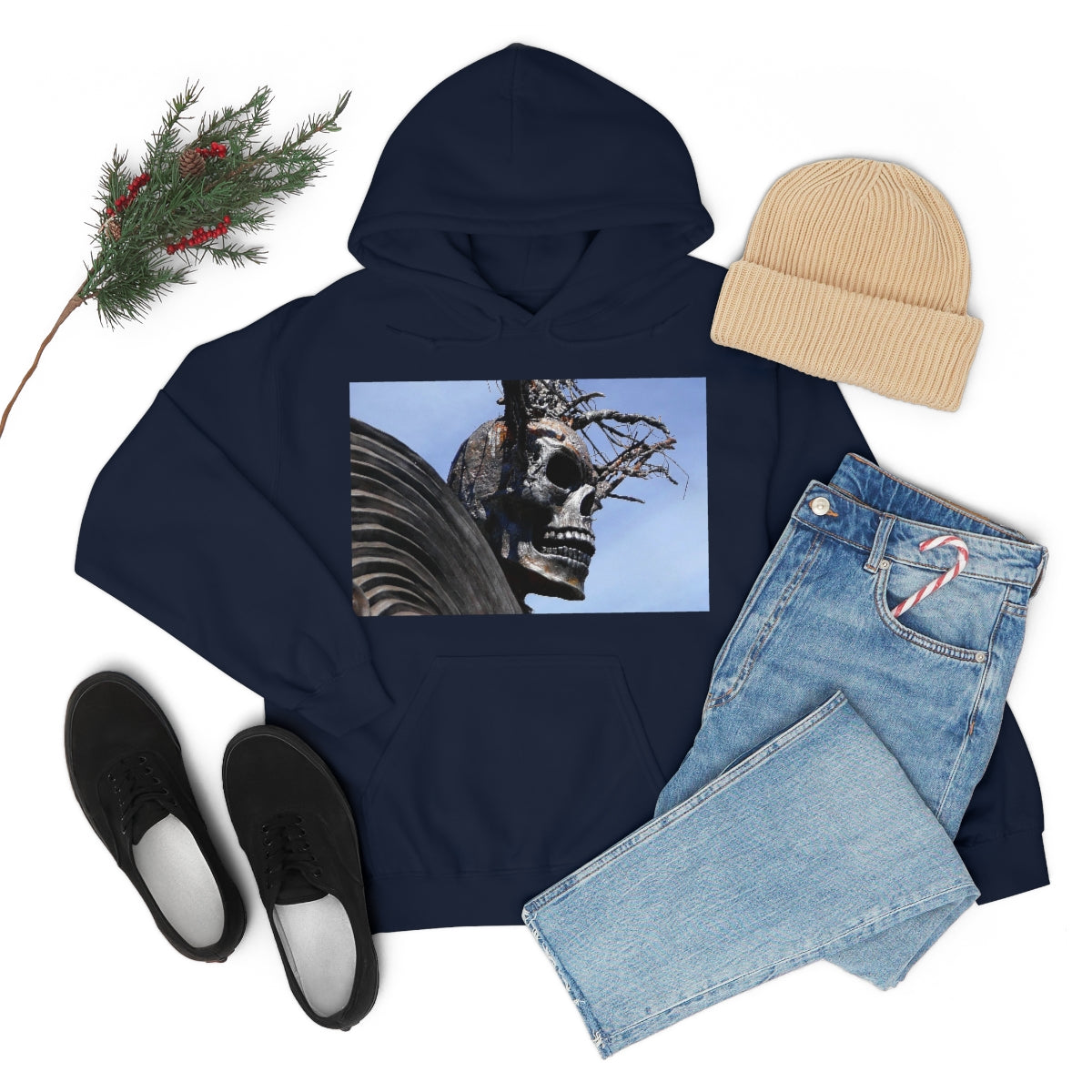 Skull Warrior - Unisex Heavy Blend Hooded Sweatshirt - Fry1Productions