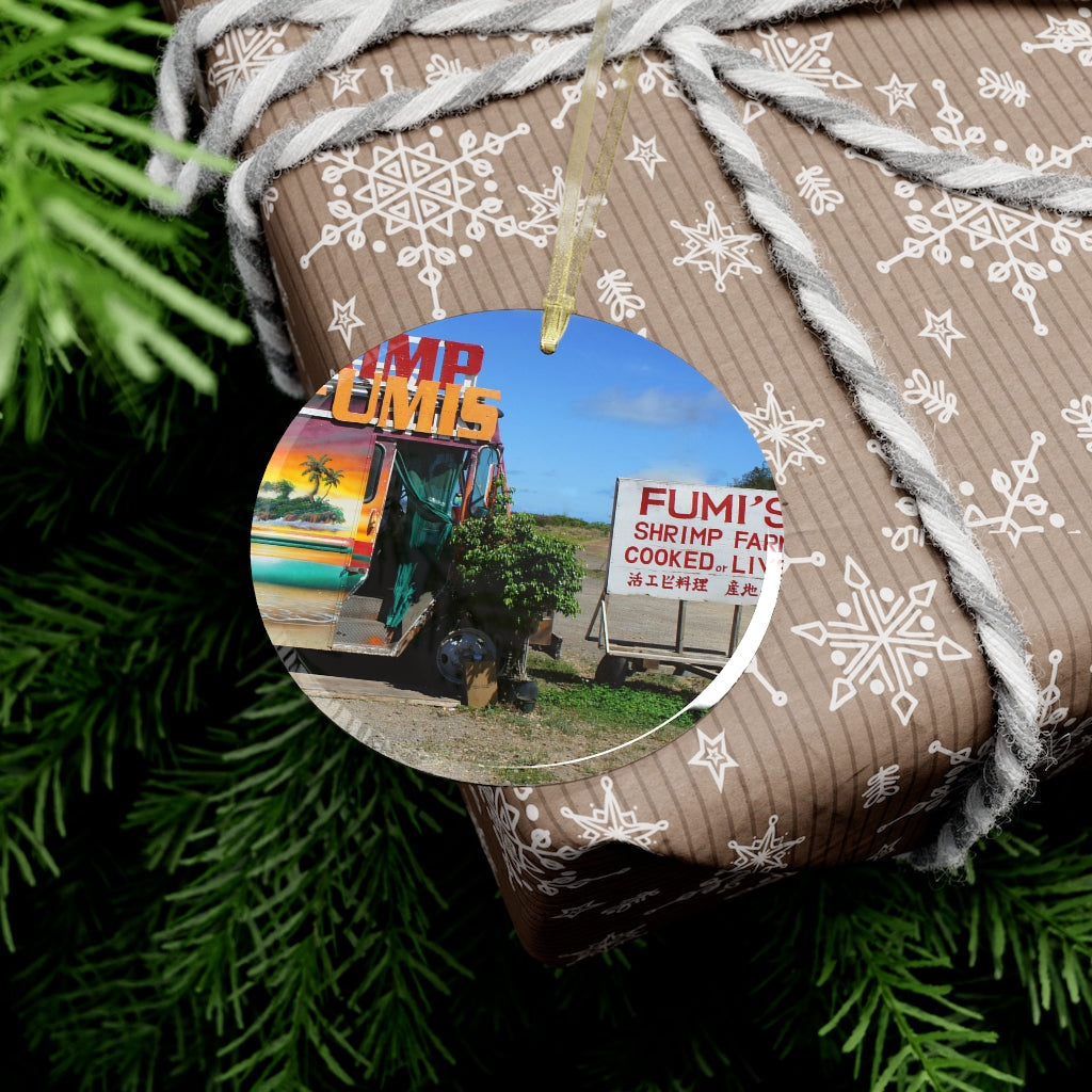Kaulana Delights - Glass Ornament - Fry1Productions