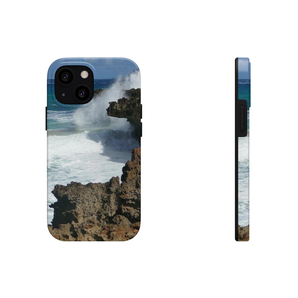 "Surfer's Saving Rope" - iPhone Tough Case - Fry1Productions