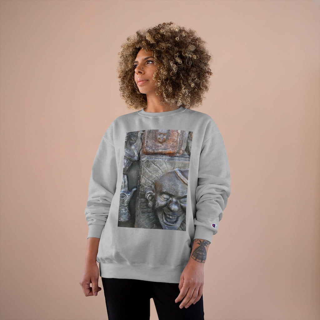 Cosmic Laughter - Champion Sweatshirt - Fry1Productions