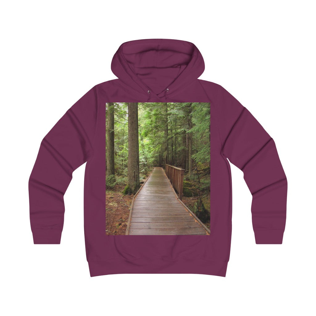 "Fauna Flora" -  Girlie College Hoodie - Fry1Productions
