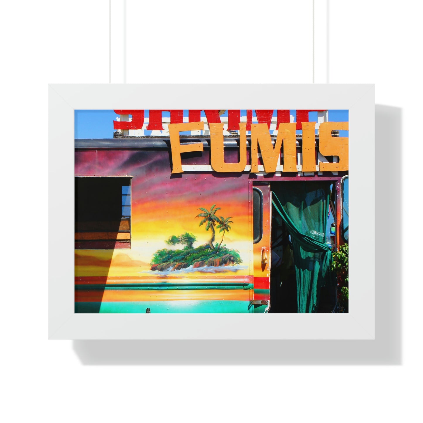 Island Love - Framed Horizontal Poster - Fry1Productions