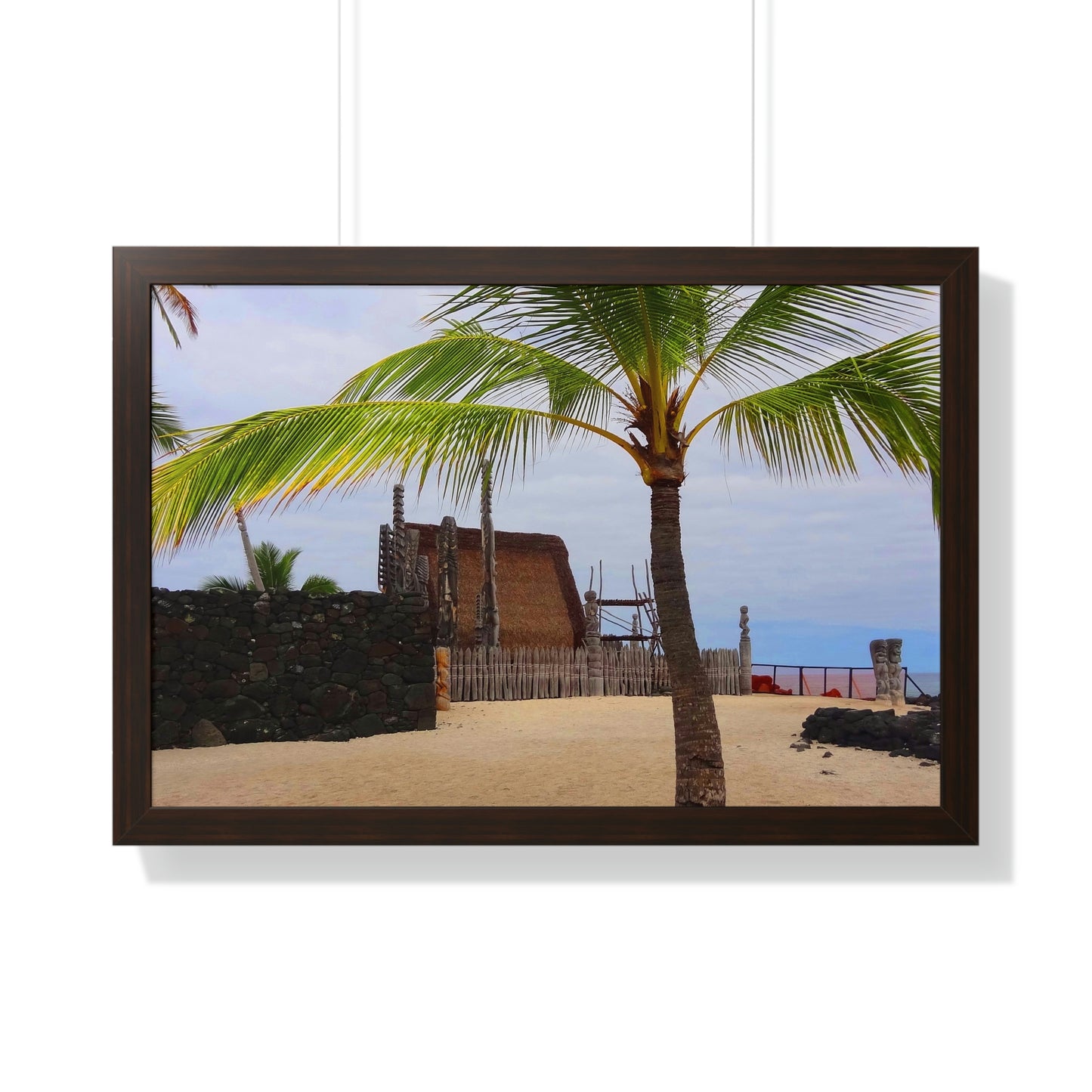 Florescence Hale O Keawe - Framed Horizontal Poster - Fry1Productions