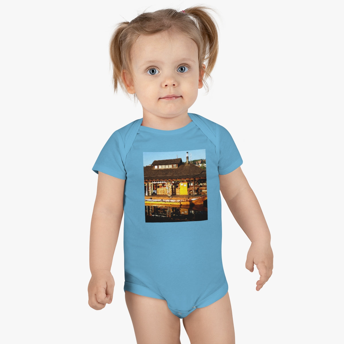 Q'il'bid Awe - Baby Short Sleeve Onesie - Fry1Productions
