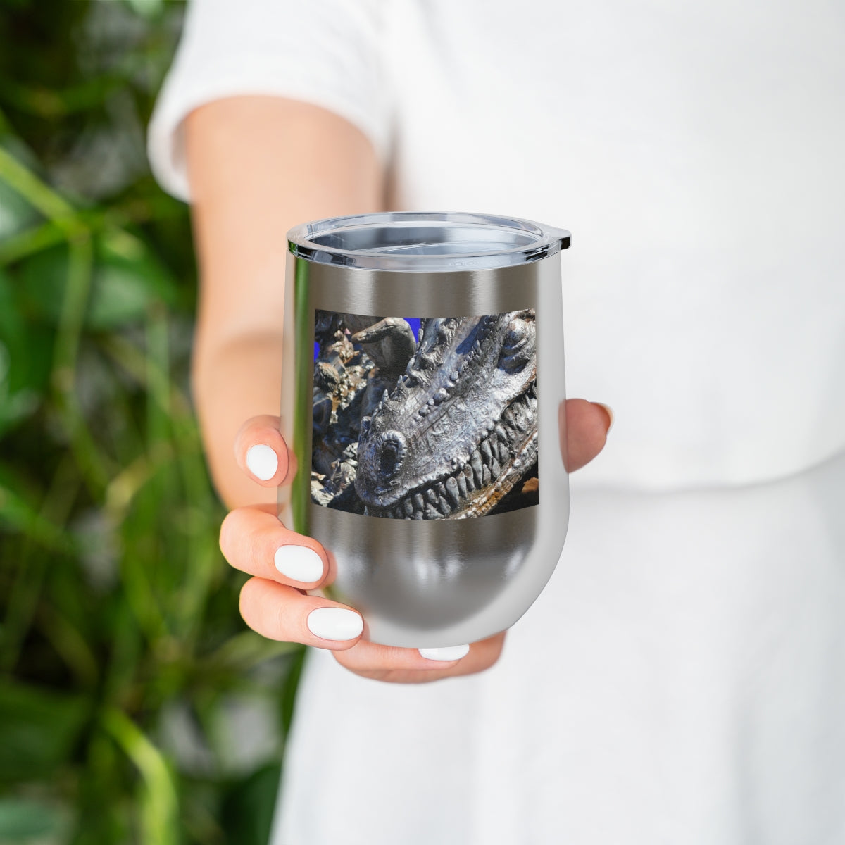 Delectable Vision - 12 oz Insulated Wine Tumbler - Fry1Productions