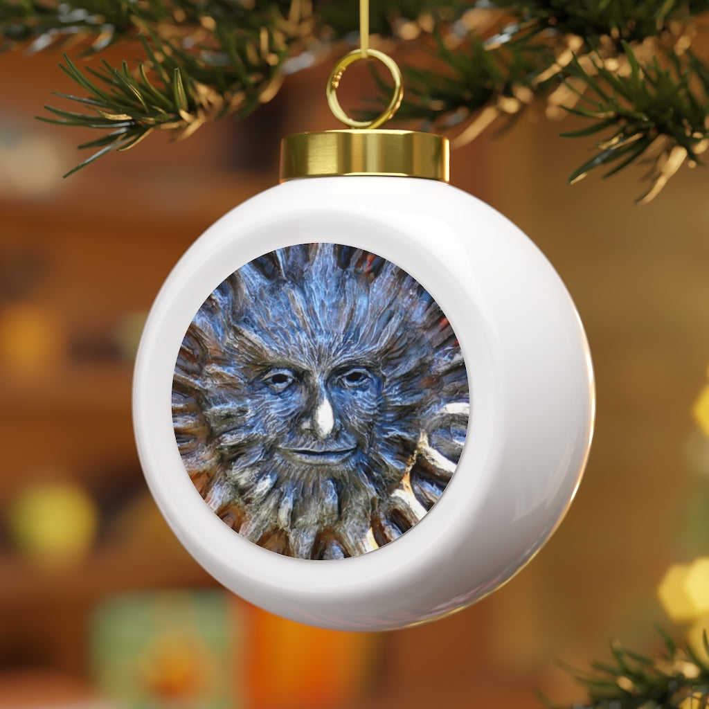 Sun God - Christmas Ball Ornament - Fry1Productions