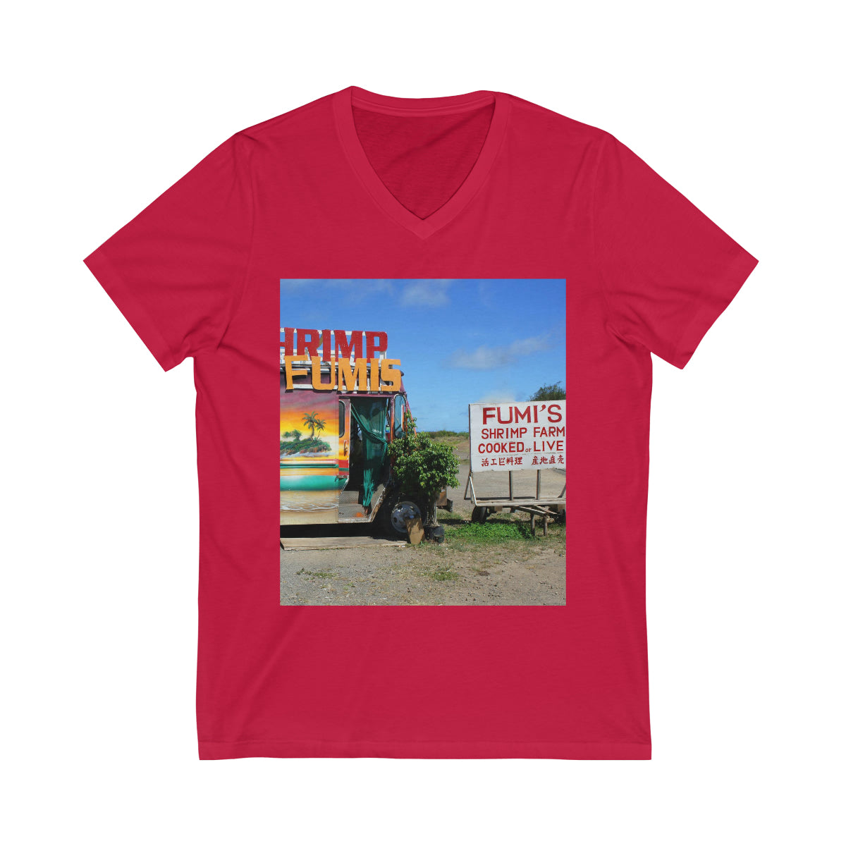 Kaulana Delights - Unisex Jersey Short Sleeve V-Neck Tee - Fry1Productions