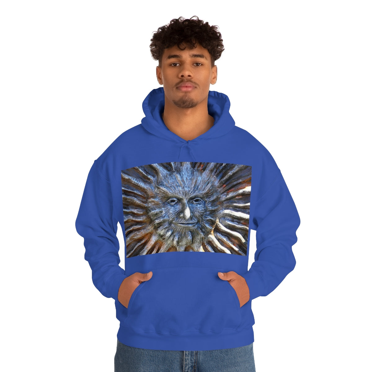 Sun God - Unisex Heavy Blend Hooded Sweatshirt - Fry1Productions
