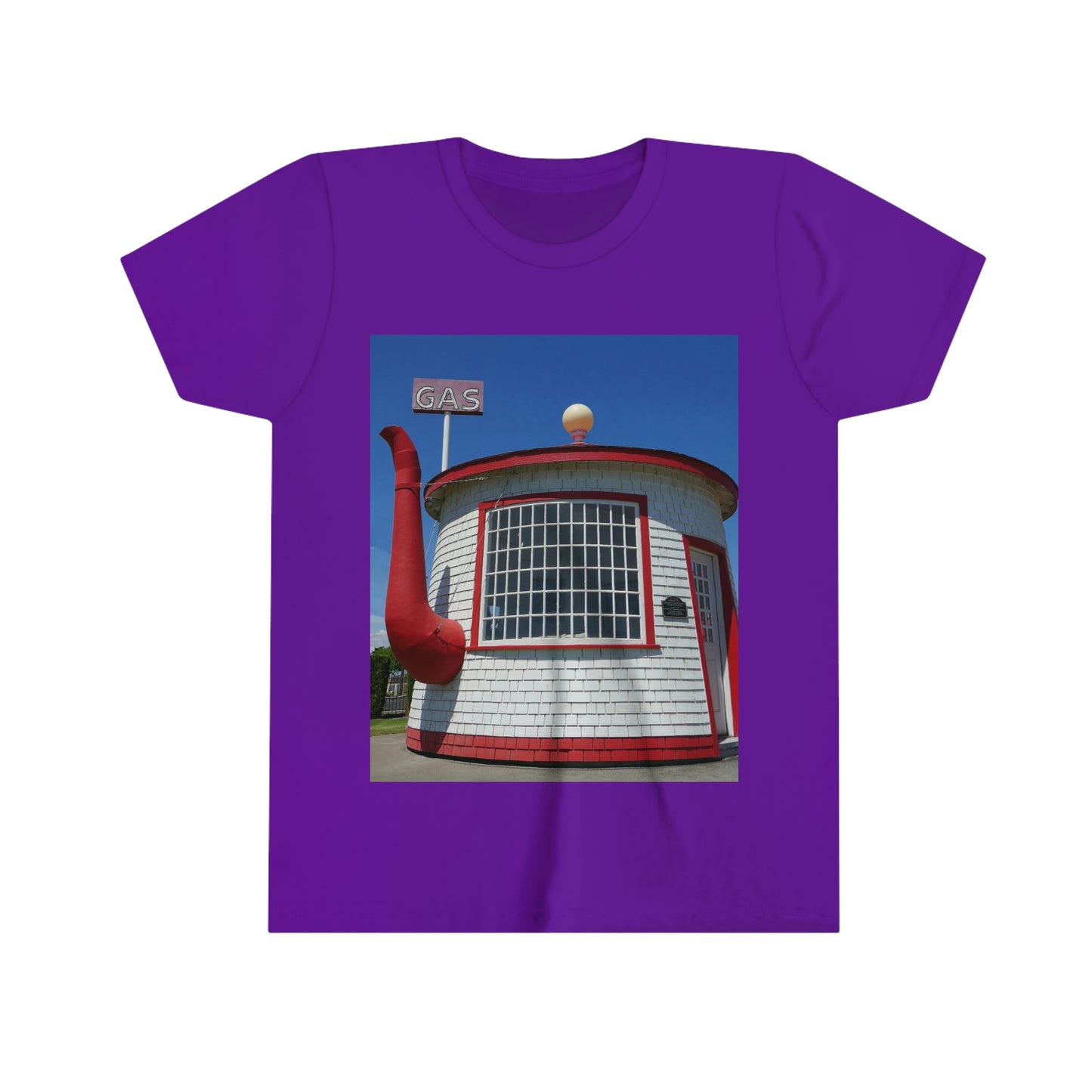 Historic Attraction Teapot Dome - Youth Short Sleeve Tee - Fry1Productions