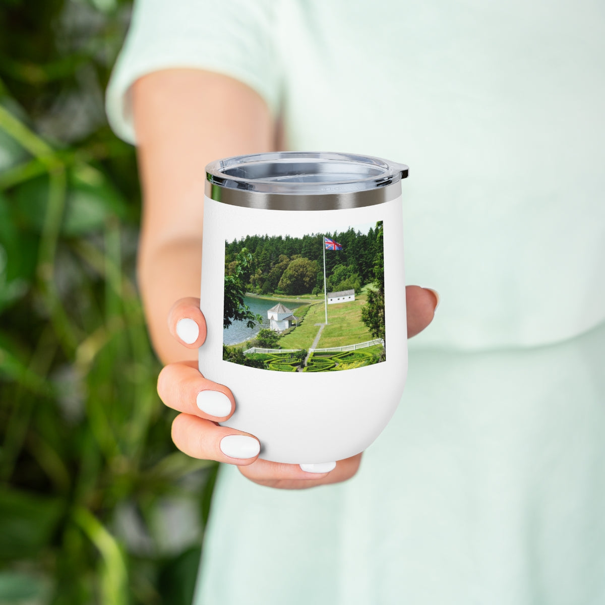 Magnificent Grandiose Views - 12 oz Insulated Wine Tumbler - Fry1Productions