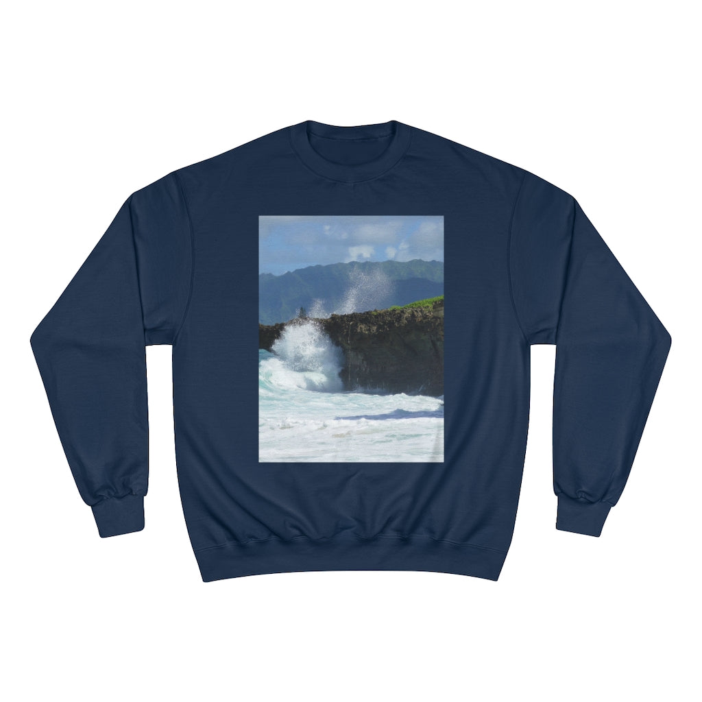 Rockin Surfer's Rope - Champion Sweatshirt - Fry1Productions