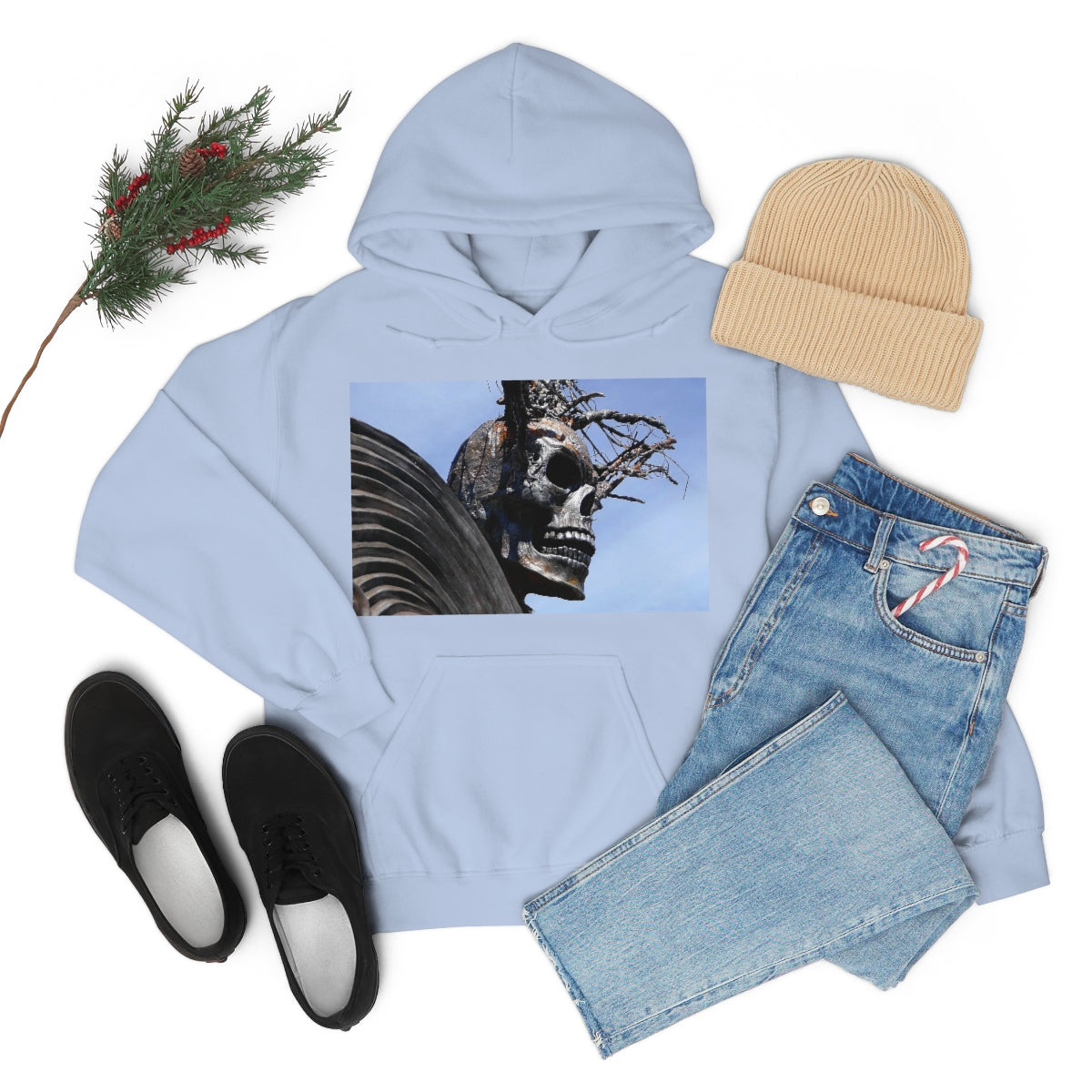 Skull Warrior - Unisex Heavy Blend Hooded Sweatshirt - Fry1Productions