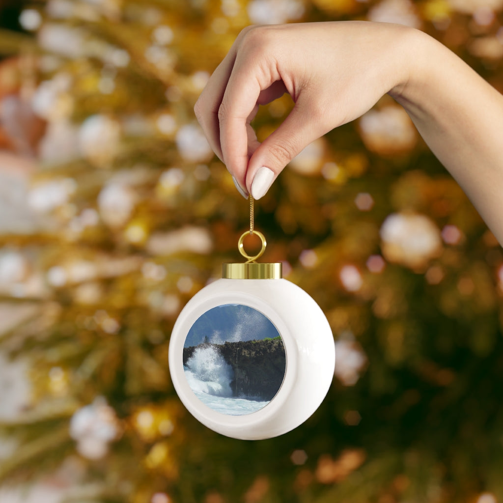 Rockin Surfer's Rope - Christmas Ball Ornament - Fry1Productions